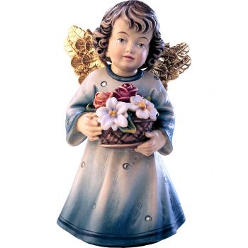Anjel Sissi s kvetmi z lipového dreva