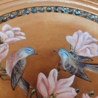 Drevená misa s kvetmi Sahara