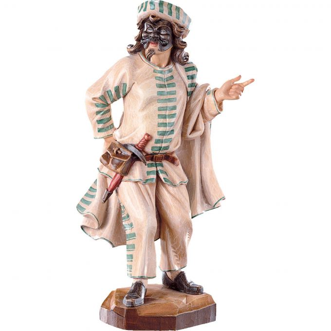 Komik Brighella drevená socha