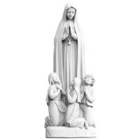 Panna Mária Fatimská s deťmi zo sklolaminátu do exteriéru
