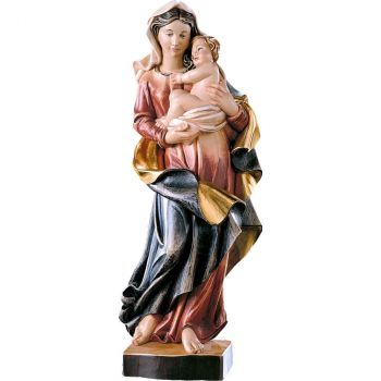 Panna Mária Rómska drevená socha