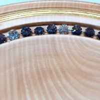 Drevená misa s krištáľom Bluesky - Labrador