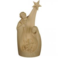 Svätá Rodina s kométou drevená soška dekorácia