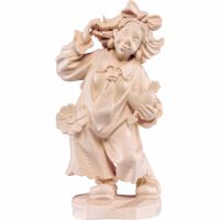 Zaľúbený klaun drevená socha