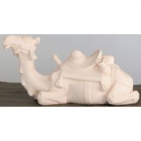 Ležiaca ťava drevená soška figúrka zvieratá do Betlehema