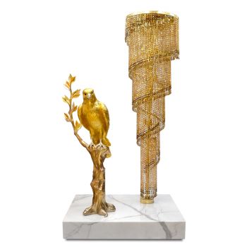 Strážca zlatej vetvy - zlatý sokol, lampa