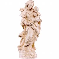 Panna Mária s ružami drevená socha