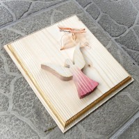 Angel with Butterfly Wooden Picture
