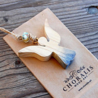 Small Handmade Wooden Angel