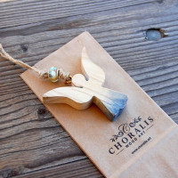 Small Handmade Wooden Angel