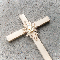 First Communion Wall Cross with Chalice