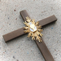 First Communion Wall Cross with Chalice