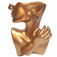 Drevené náušnice Sova