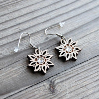 Drevené náušnice - Plesnivec