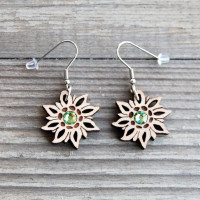 Drevené náušnice - Plesnivec