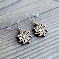 Drevené náušnice - Plesnivec