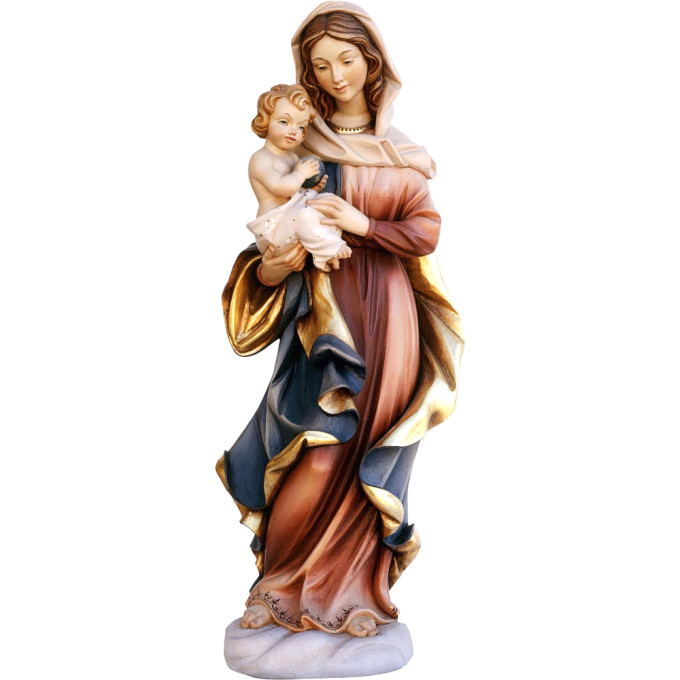 Virgin Mary and Jesus statue- Baroque