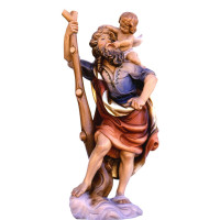 Saint Christopher wooden statue