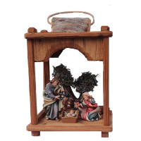 Christmas Nativity Lantern Baroque Style