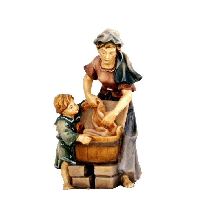 Laundress with Baby - Baroque