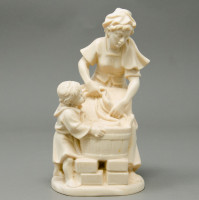 Laundress with Baby - Baroque