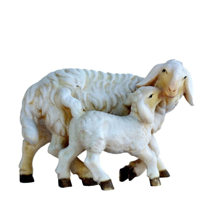 Nativity Animals - Sheep with Lamb - Baroque