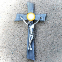 Crucifix with silver Corpus