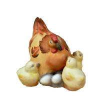 Nativity Animals - Hen with Chicks - Modern