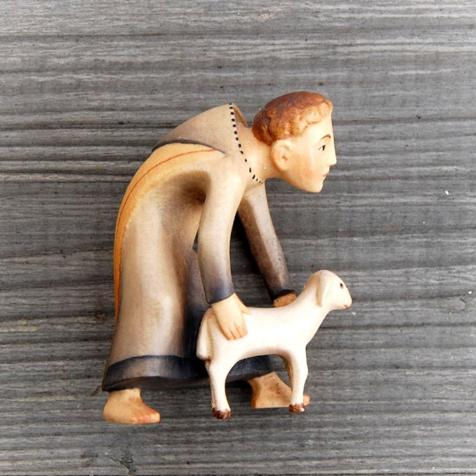 Shepherd with Sheep - Romanesque