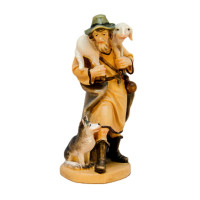 Shepherd with Lamb and Dog - Traditional