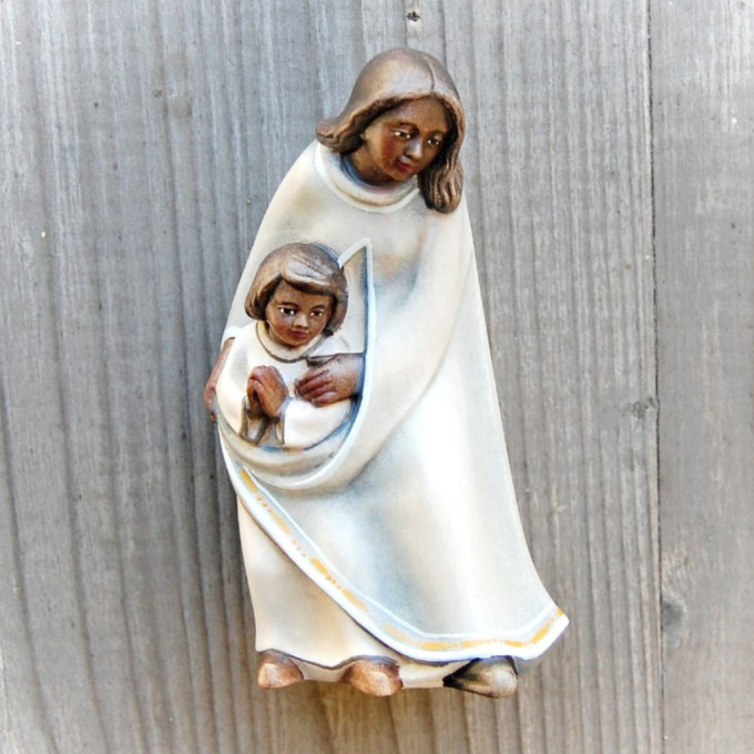 Shepherdess with Child - African