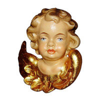 Angel woodcarving Left facing