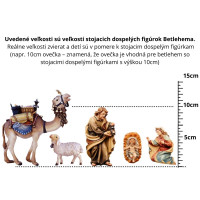 Africký vianočný betlehem so svetlom