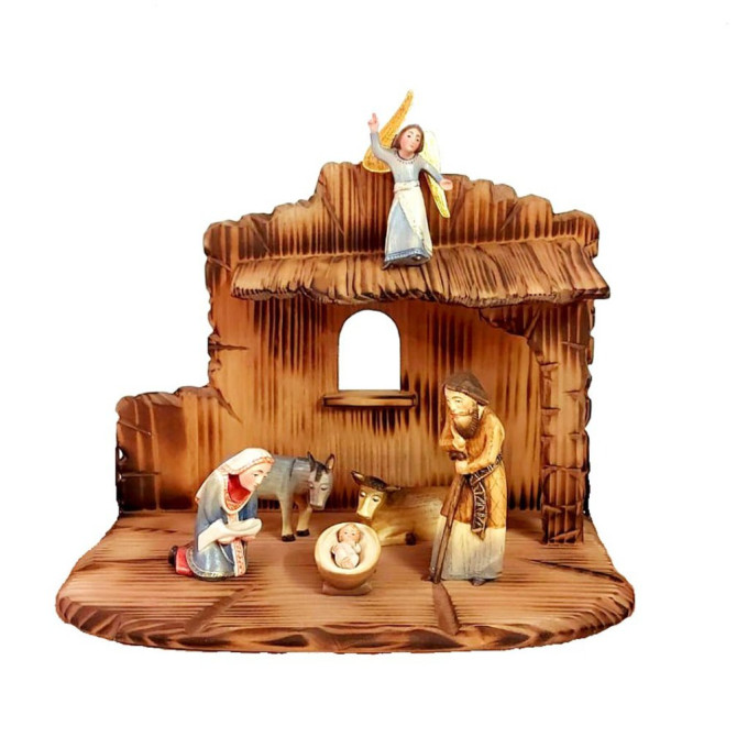 Romanesque Nativity Scene Set