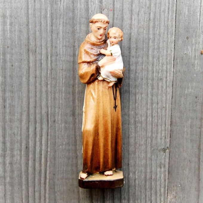 Saint Antonius with Child statue