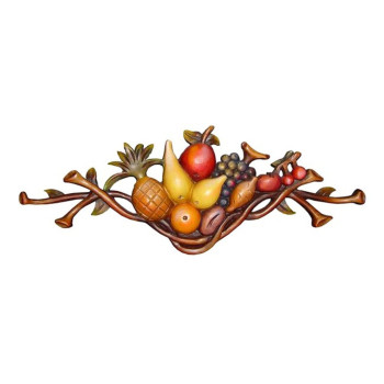 Drevená ozdoba nad dvere - ovocie