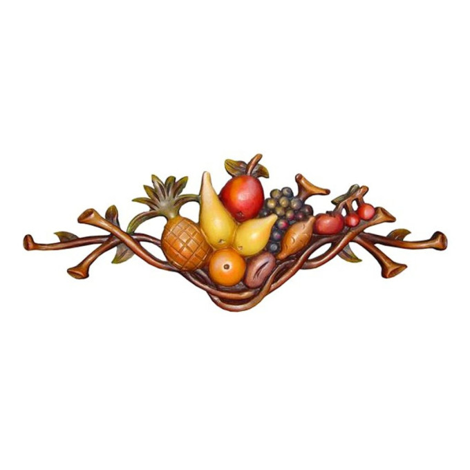 Drevená ozdoba nad dvere - ovocie