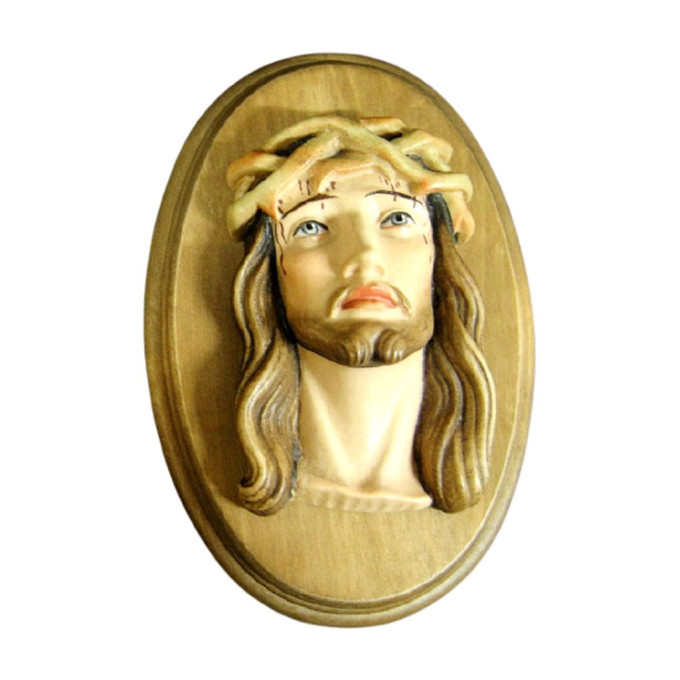 Wooden Jesus Relief