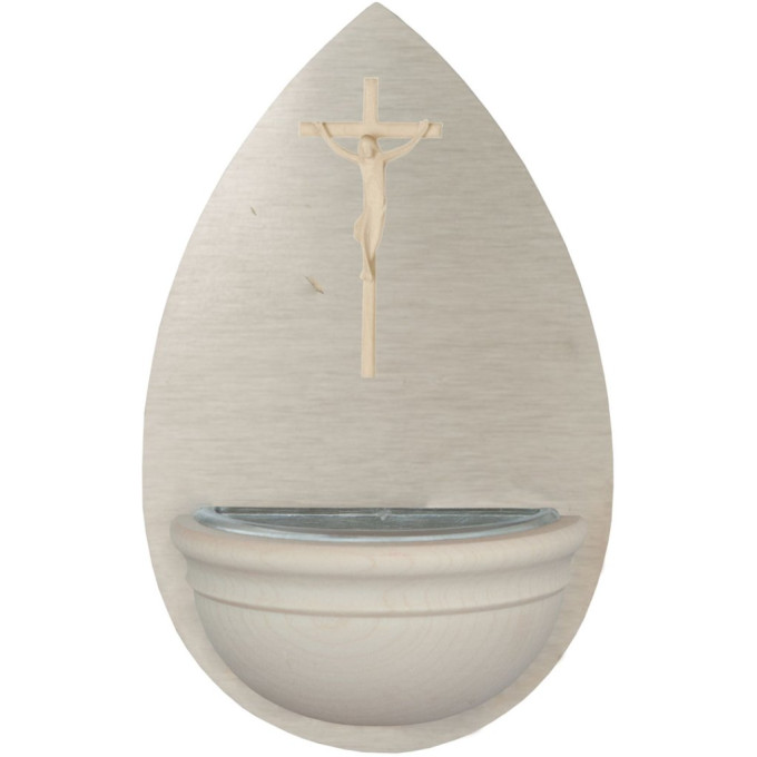 Holy Water Font with small Crucifix