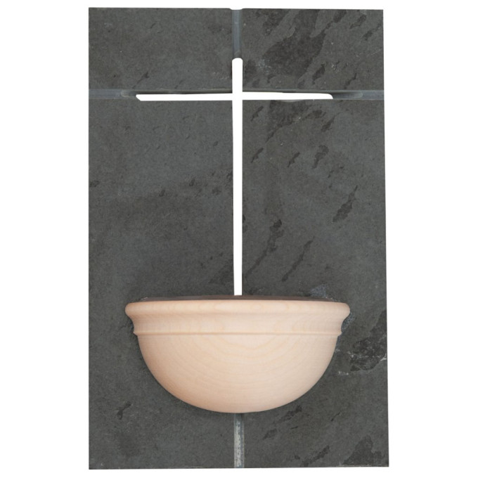 Slate Holy Water Font