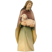 Shepherd standing with sheep - Morning Star