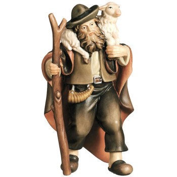 Pastier s ovcou na pleci - Ľudový