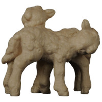 Pair of Lambs standing - Folk