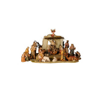 Oriental Nativity Set - stable and 22 figurines