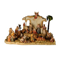 Orientálny betlehem - domec a 23 figúrok