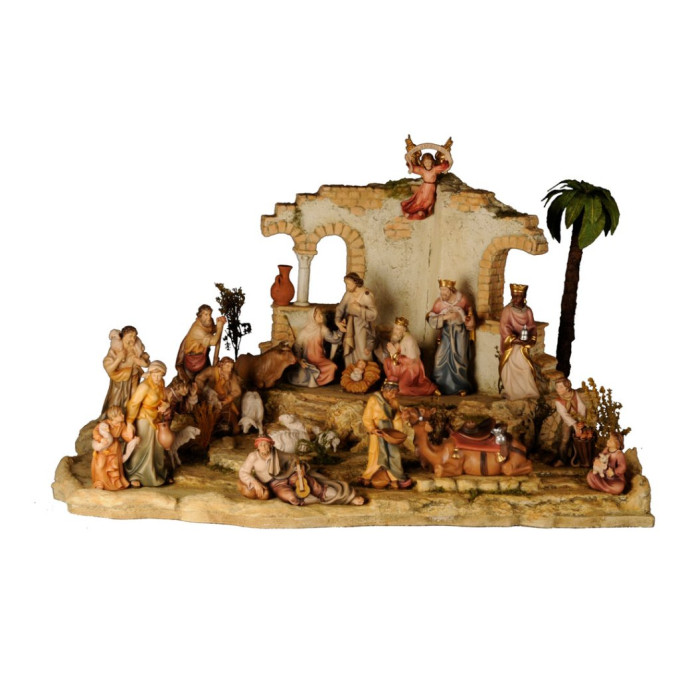 Orientálny betlehem - domec a 23 figúrok