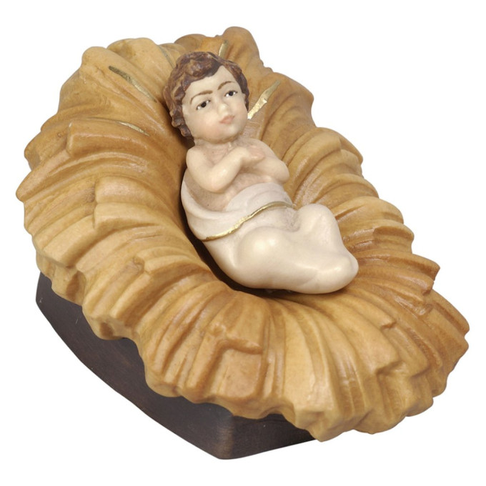 Baby Jesus in cradle - Tyrolean