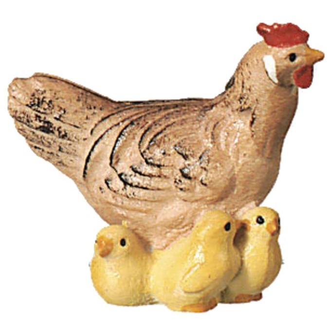 Hen with chicks - Tyrolean