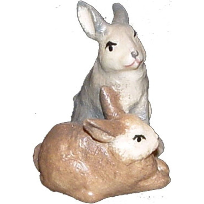 Pair of Rabbits -Tyrolean