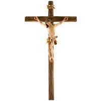 Baroque Crucifix with straight cross